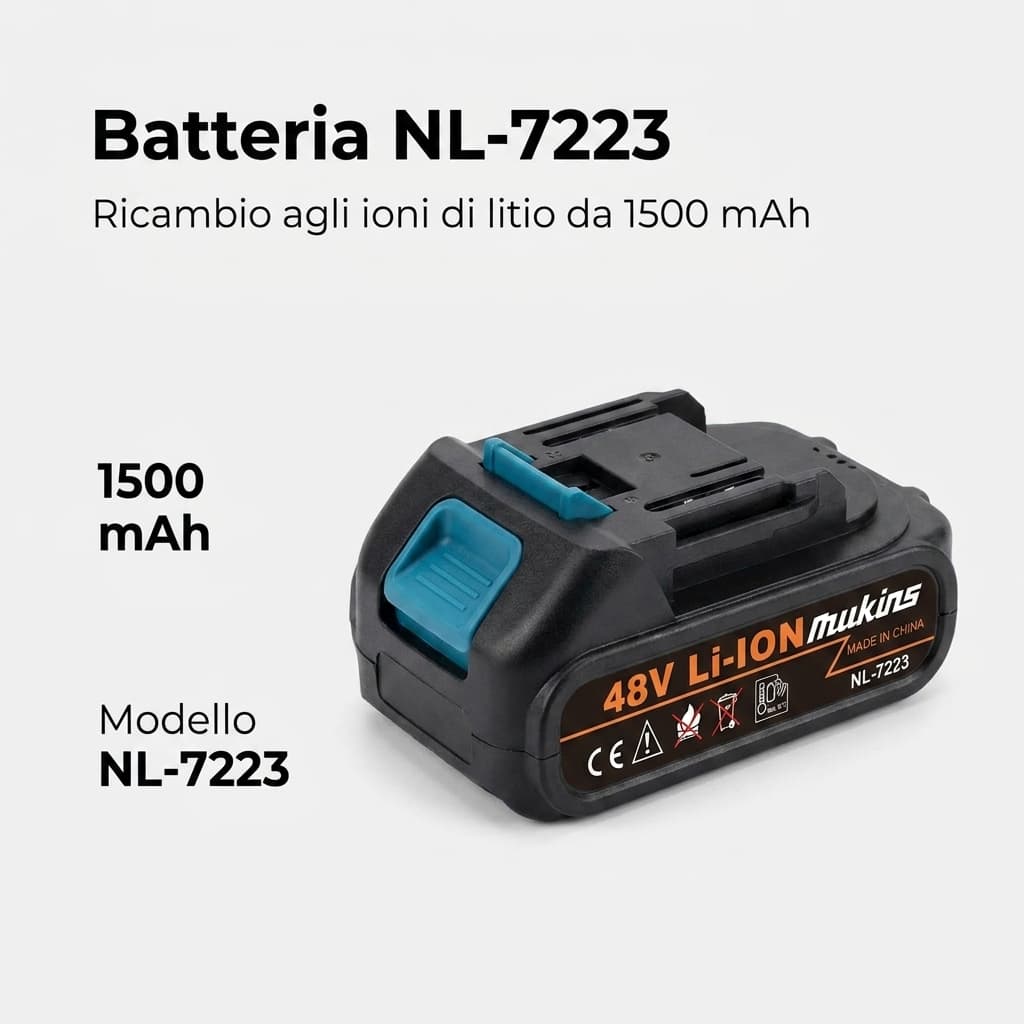 Batteria agli Ioni di Litio 1500mAh NL-7223 - foto 1