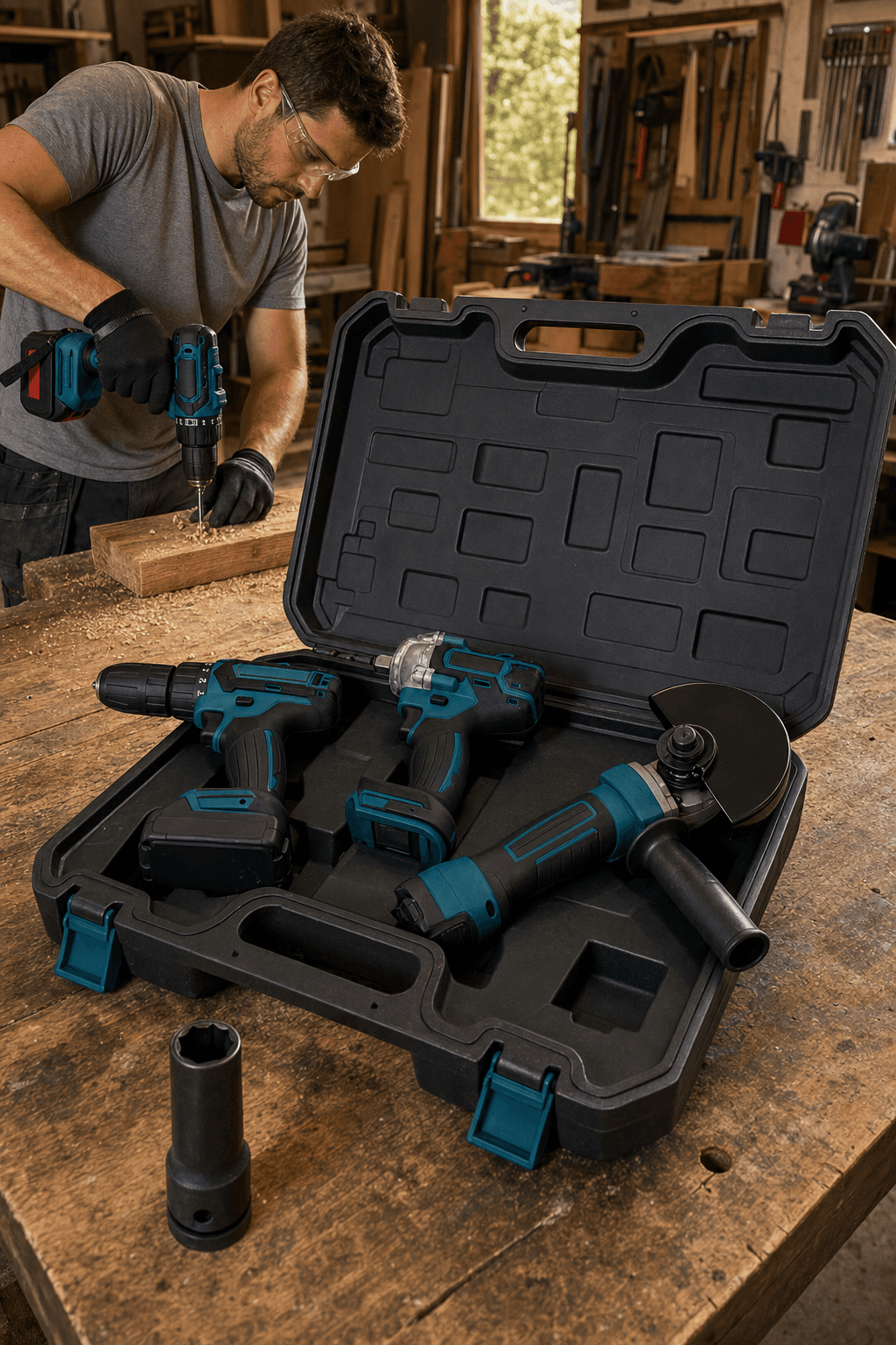 Kit Professionale 3 in 1 STARLINXI 68V in uso