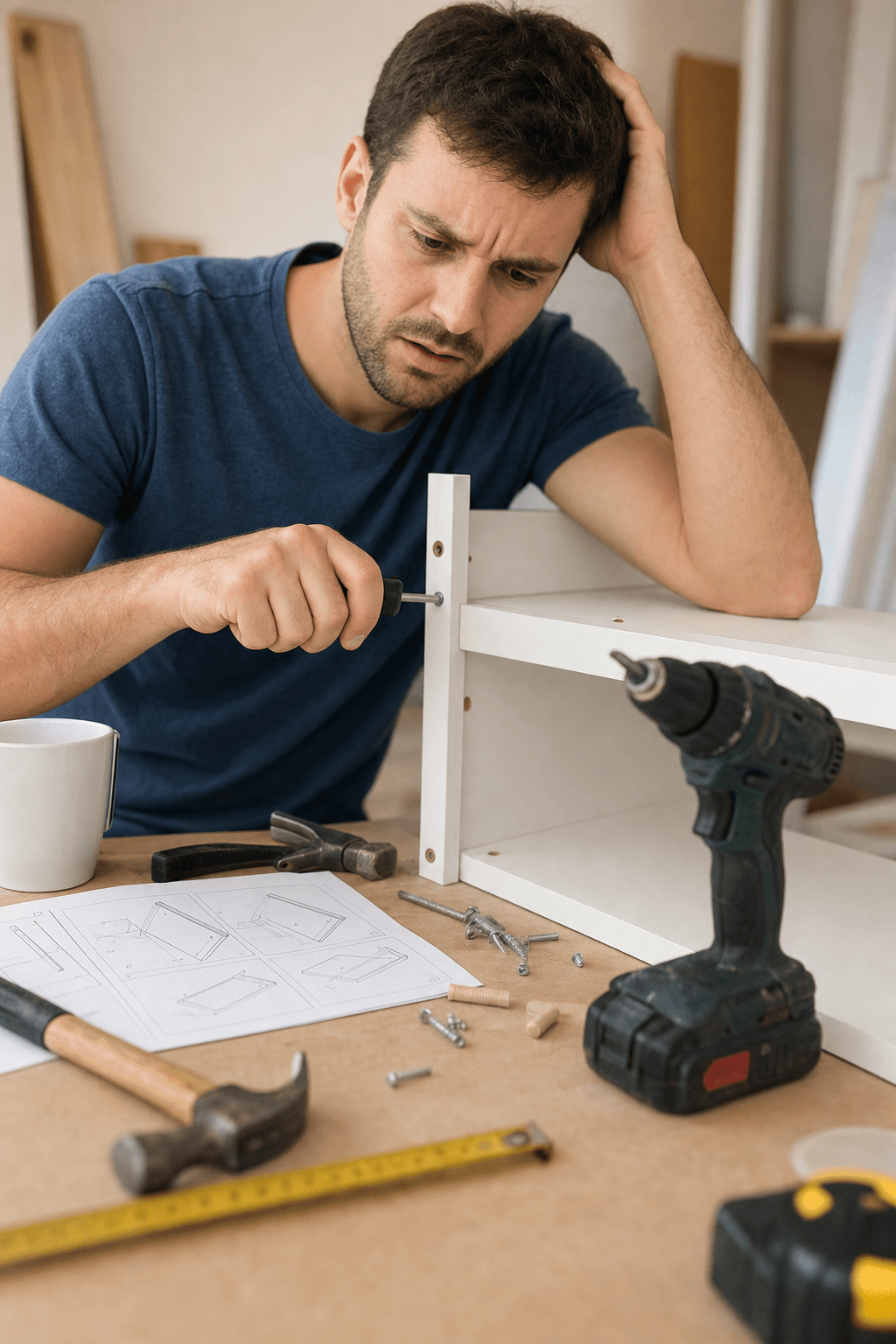 Il problema che Kit Trapano Avvitatore 3 in 1 risolve nella vita reale.