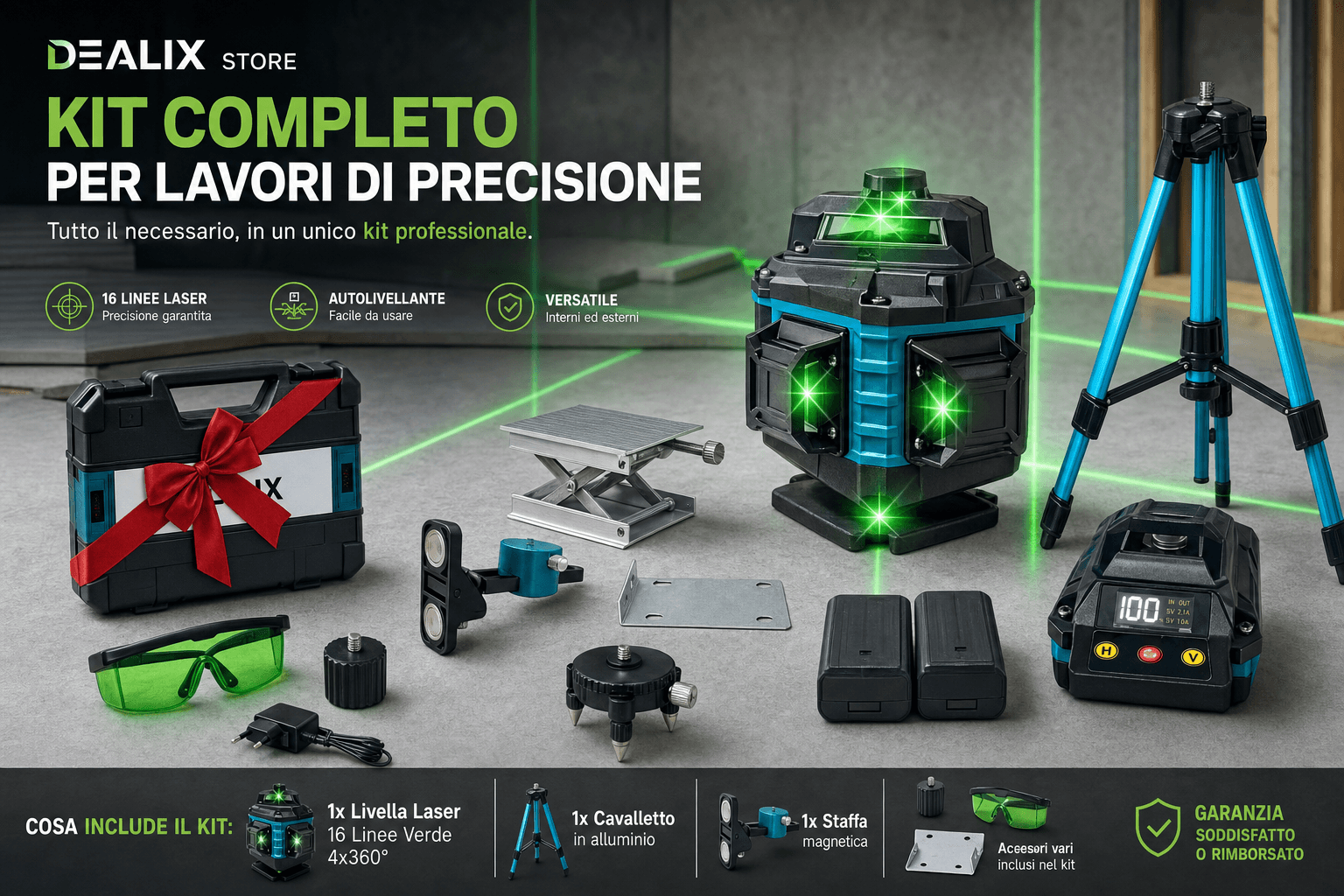 Porta precisione professionale nei tuoi lavori