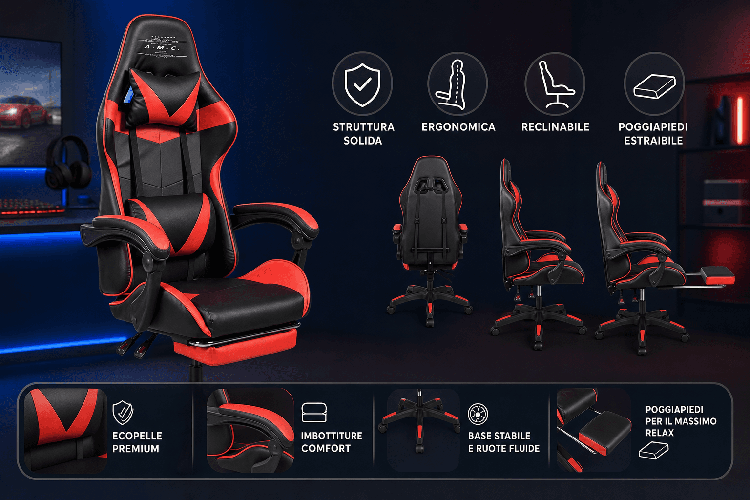 Comfort, supporto e dettagli da controllare