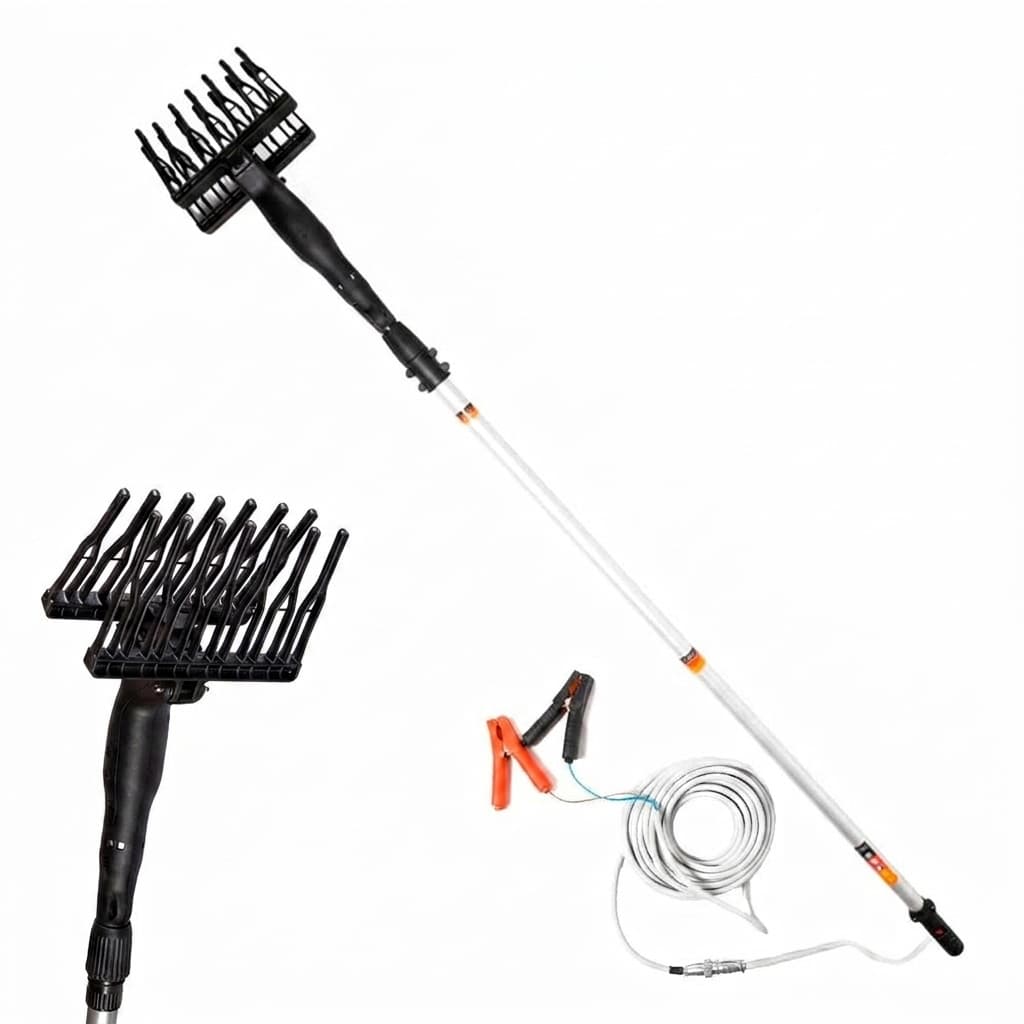 Abbacchiatore e scuotitore elettrico per olive a batteria 12V 400W di potenza