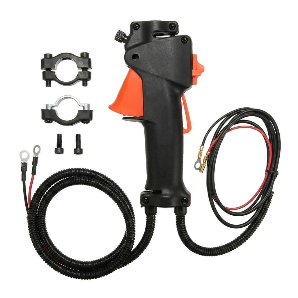 Acceleratore Per Decespugliatore a scoppio Maniglia completa per tubo da 26mm - foto 1