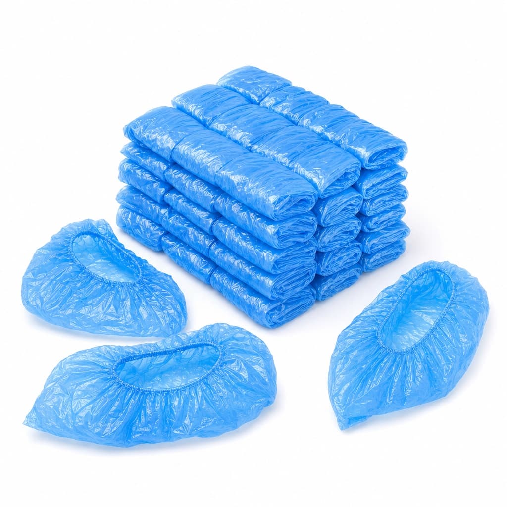 Set 100 Sacchetti per Dispenser CopriScarpe, ABS, Blu, Taglia Unica - foto 1