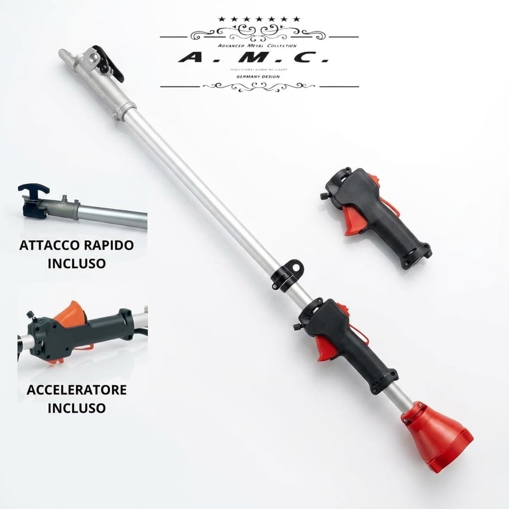 Asta di Ricambio per Decespugliatore a scoppio 43 52CC 4 in 1 26mm 9 Righe - foto 1