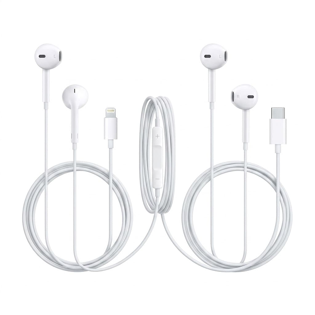 Auricolari con filo EarPods – USB-C / Lightning | Microfono e Controlli Integrati
