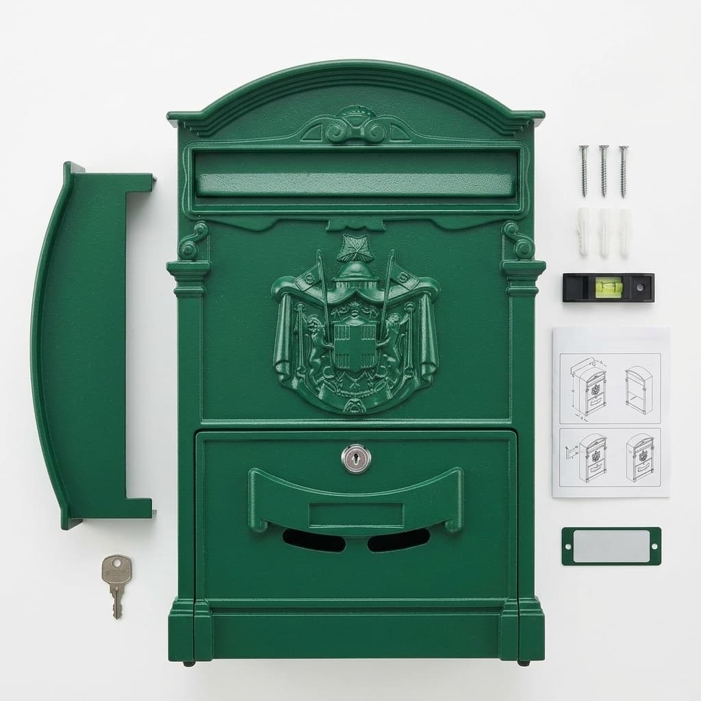 Cassetta Postale Parete in Alluminio Buca Lettere Posta