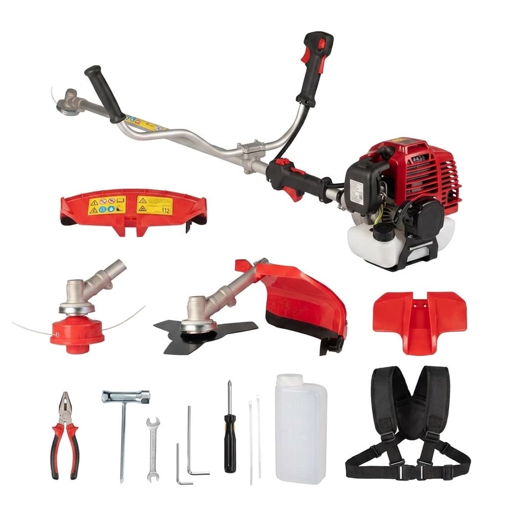 Decespugliatore a scoppio multifunzione 2 in 1 a Benzina 4 tempi professionale - foto 1