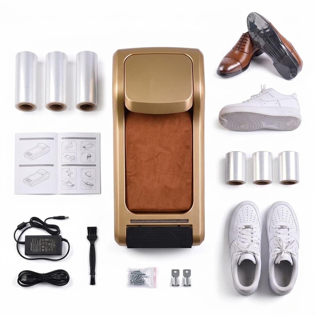Dispenser automatico pellicola suola scarpa ideale per casa, ufficio, lavoro