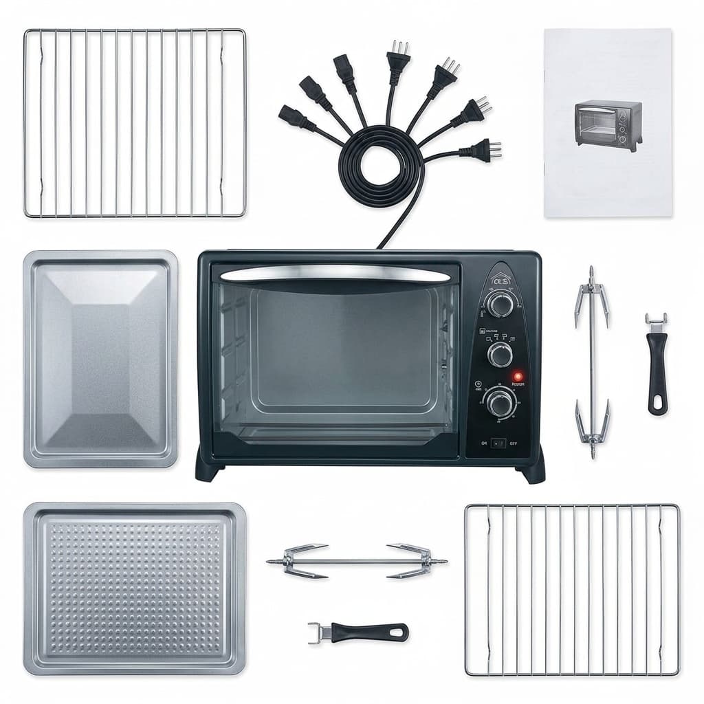 Forno Elettrico Professionale 24 Litri ventilato spia luminosa 1380W