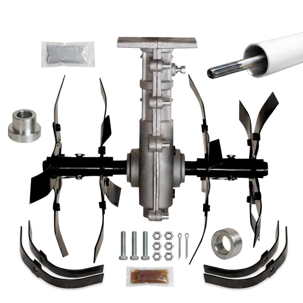 Gruppo Zappette per Decespugliatori Motozappa per Orto Fresa ingranaggio Zappe