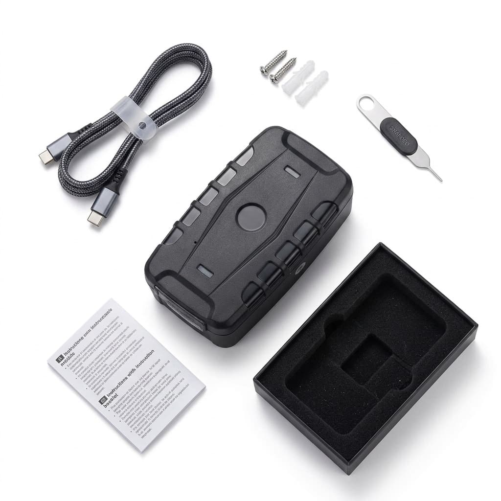 Localizzatore GPS Magnetico Professionale TK918C | Impermeabile IP67, Batteria 20000 mAh, Allarme Movimento