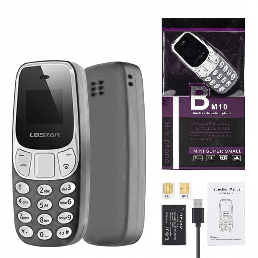 Mini Cellulare L8STAR BM10 | Dual SIM, Bluetooth, GSM Quad-Band – Ultra Compatto