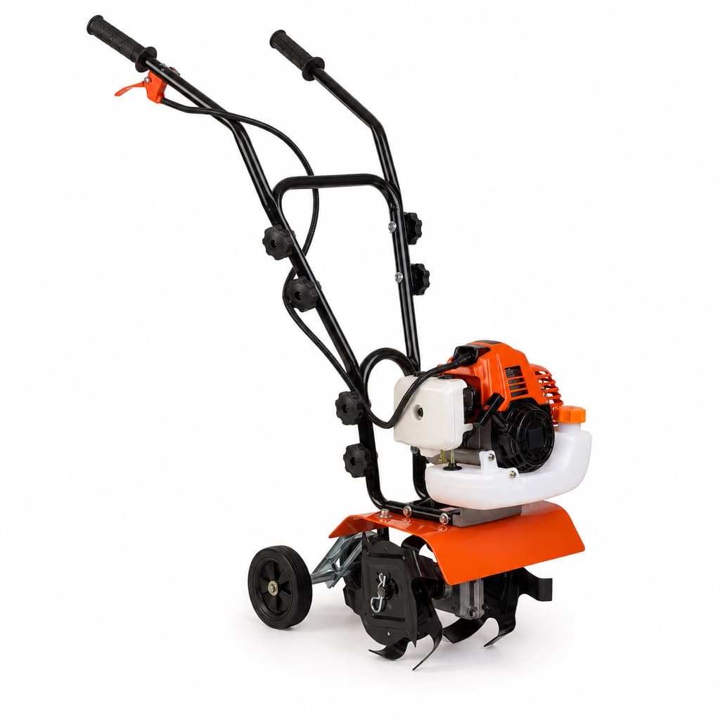 Motozappa motocoltivatore a scoppio 2 tempi da 3,7 cv e 65 cc raggio 30 cm - foto 1