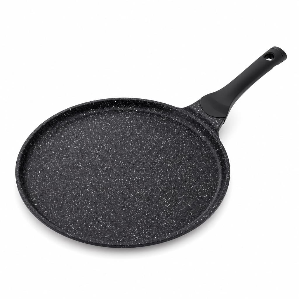 Padella per pancake da 28 cm rivestita in marmo antiaderente durevole - foto 1