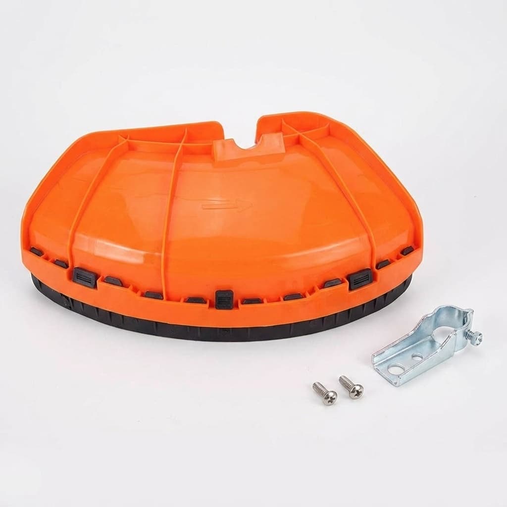 Contenuto confezione Paraschizzi per Decespugliatore a Scoppio 52cc Parasassi Protezione Paracolpi