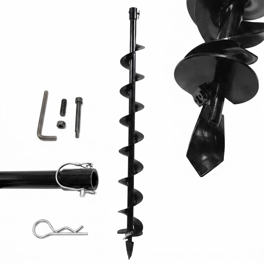 Punta a spirale per moto trivella da 80 cm per piantare Alberi pali o piante