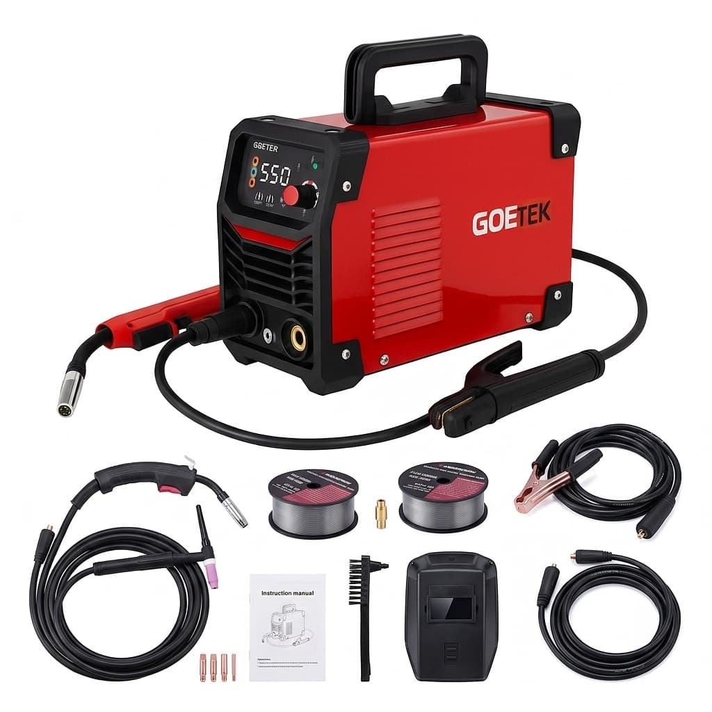 Saldatrice a Filo Continuo 3 in 1 MIG-MMA-TIG 550 | Display Digitale | 550A | Tecnologia IGBT | Professionale Multifunzione