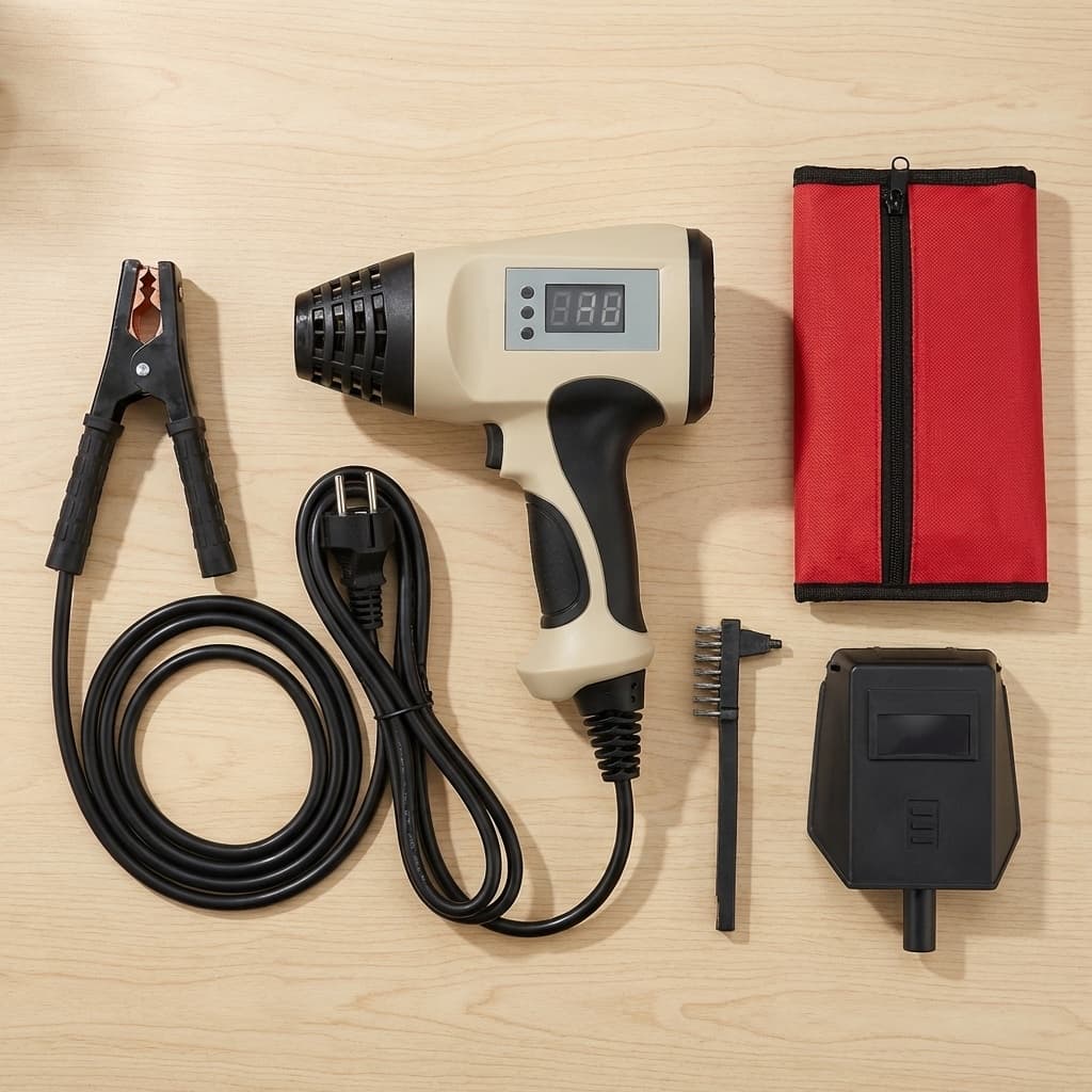 Contenuto chiaro, senza sorprese - Saldatrice Portatile Digitale – Display Smart | 220V | Tecnologia Inverter | Compatta e Leggera | Saldatura Professionale Rapida e Precisa