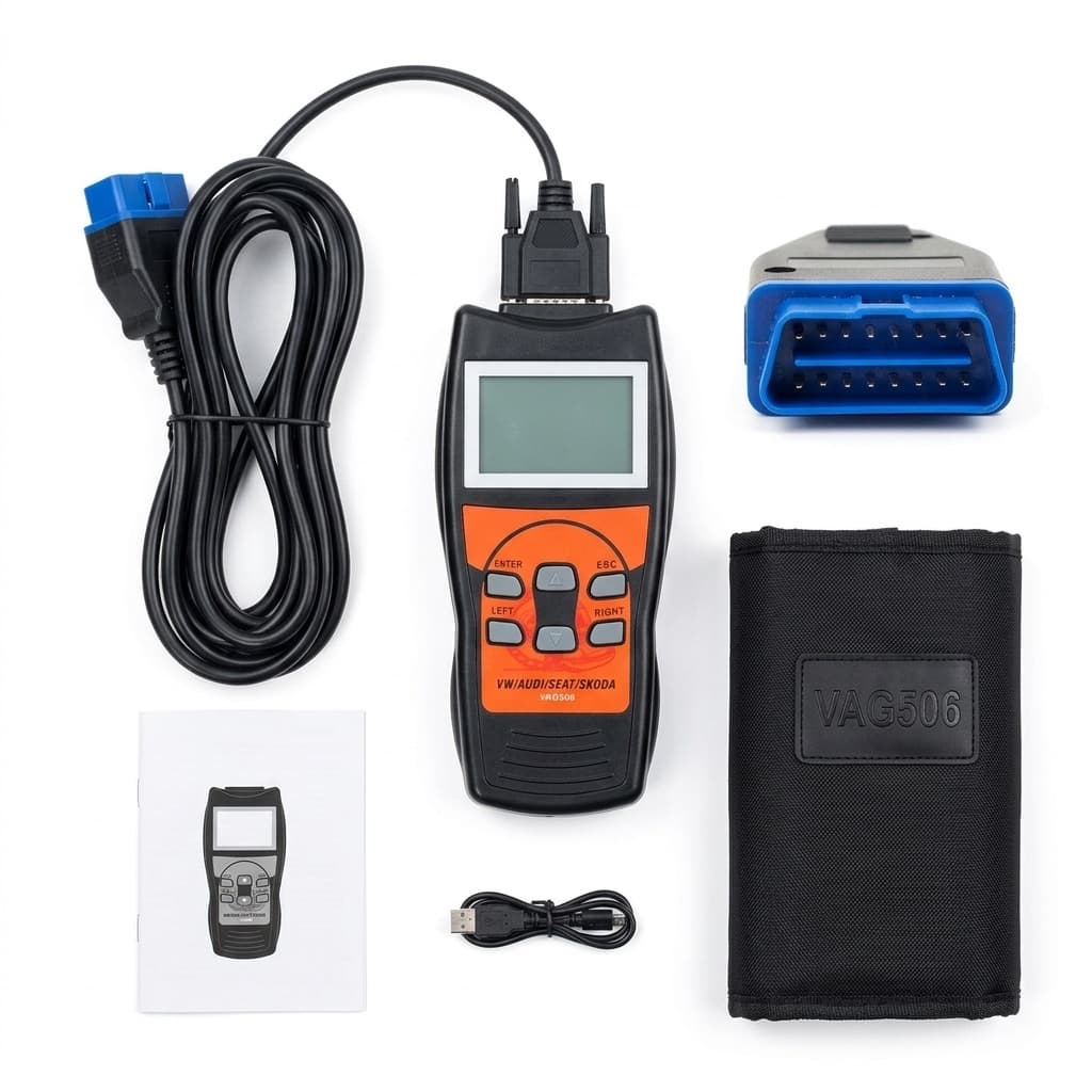 Scanner Diagnostico Auto VAG506 | Compatibile VW, Audi, Seat, Skoda – Lettura e Cancellazione Errori OBD2