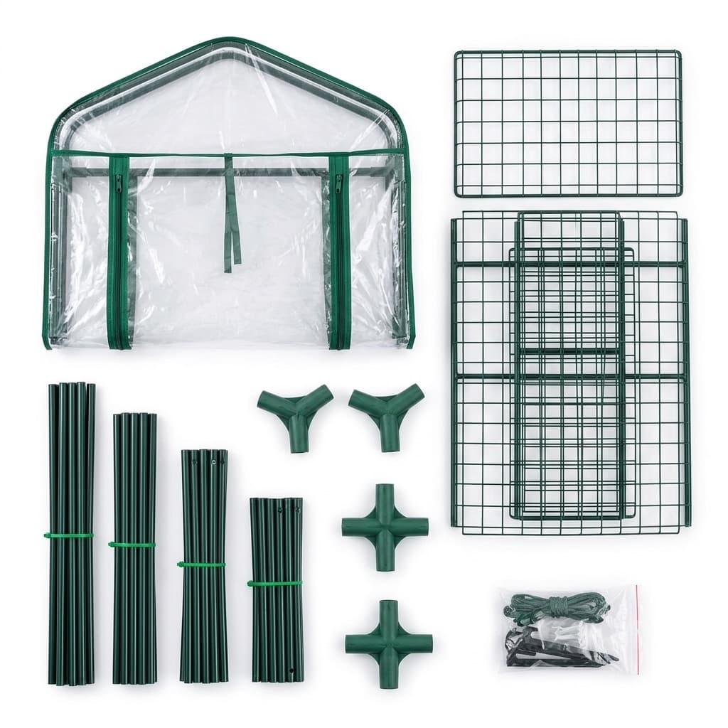 Serre in PVC a Cassetta 4 Ripiani 69x49x155H