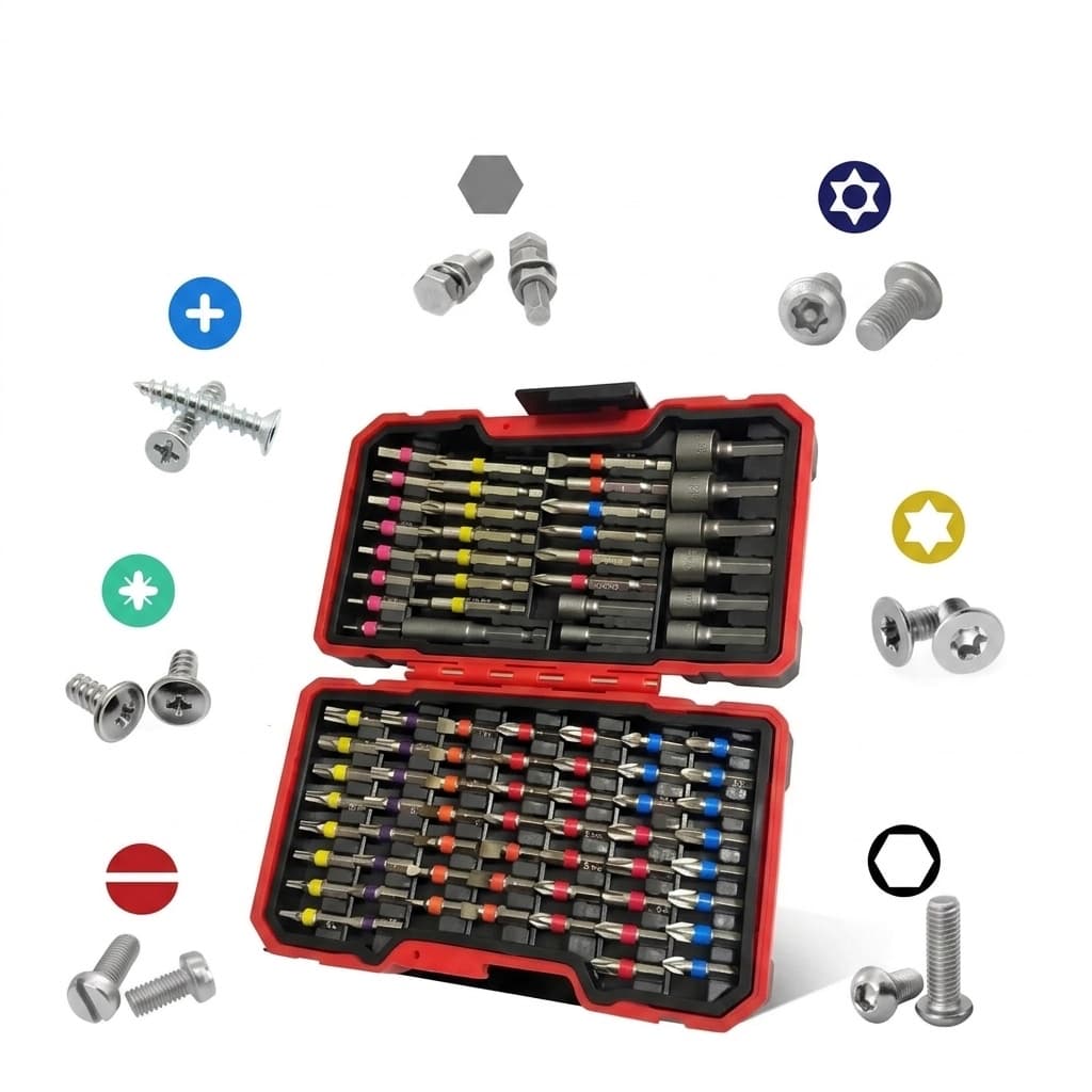 SET PUNTE E INSERTI PROFESSIONALI 83 PEZZI