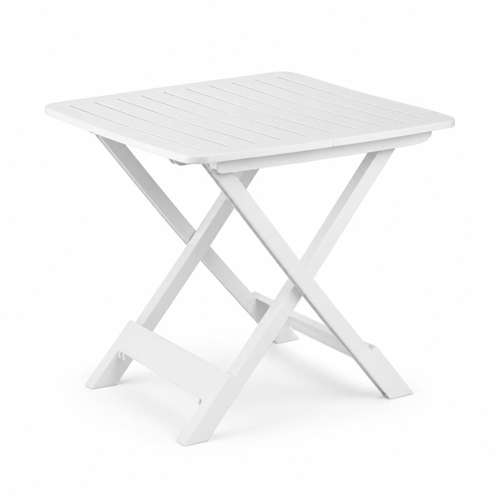 Tavolo Tevere Pieghevole Bianco 79x72x70H - foto 1