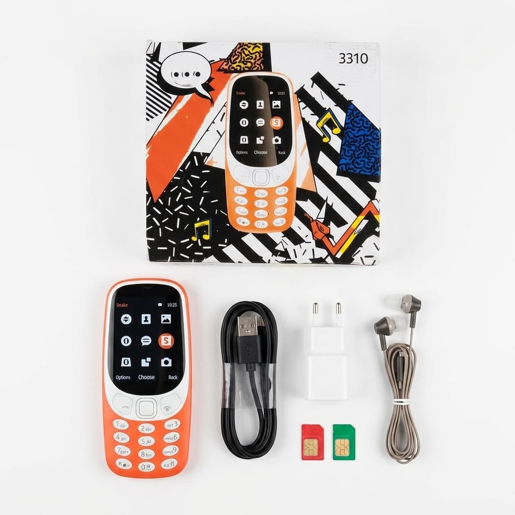 Telefono 3310 Dual SIM | Display 2.4”, Fotocamera, Batteria Lunga Durata e Giochi Integrati - foto 1